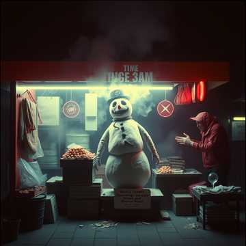 Portada de la canción Мясо снеговика