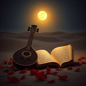 노래 표지 مشتاق لِك يا شاغل القلب والبال مشتاق لِك يا من طواني ذِرَاااعَه مشتاق لِك مشتاق