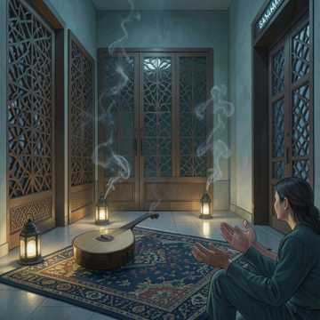 Cover of the song ليلة صنعانية