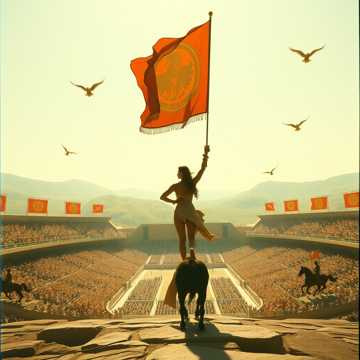 歌曲的封面Die letzte Kriegerin (Die Olympiade) Symphonic Rock II