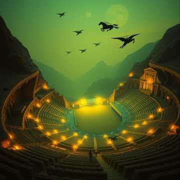 Cover av låten Die letzte Kriegerin (Die Olympiade) Oper