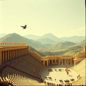 Cover des Liedes Die letzte Kriegerin (Die Olympiade) Rock Oper