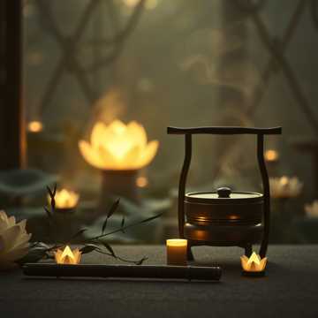 歌曲的封面Đọc tấu sáo trúc và đàn tranh nhạc hoa