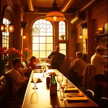 Cover of the song Dancing in the Dutch Café