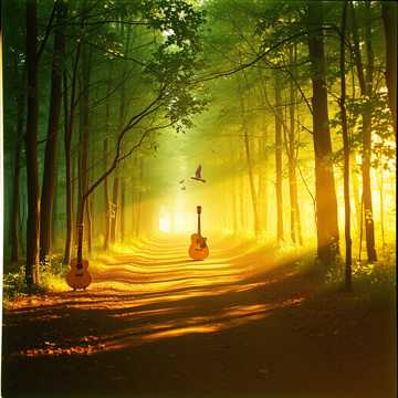 노래 표지 森林漫步