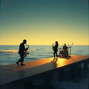 Copertina della canzone Над океаном джаз