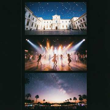 노래 표지 LA NOTTE DI VILLA ADRIANA!