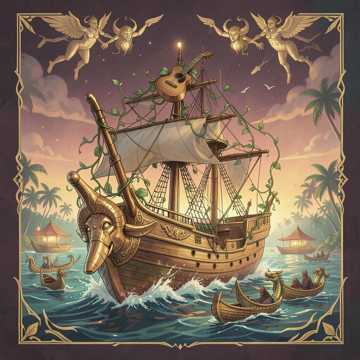 Portada de la canción Die letzte Kriegerin (Die Gold Piraten) Neapolitan II