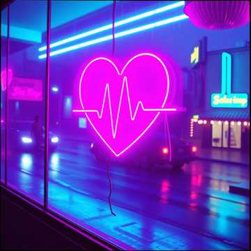 Couverture de la chanson Neon Heartbeat