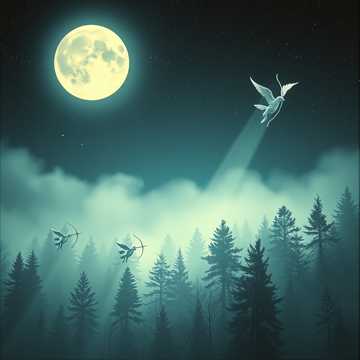 Кавер на песню Песнь Луны и свет лесов