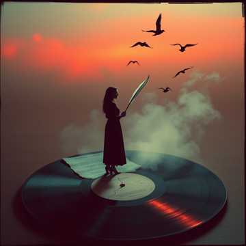 A dal borítója Én csak írok valamit