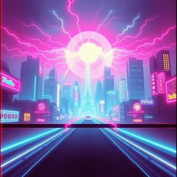 Capa da música Neon Thunder