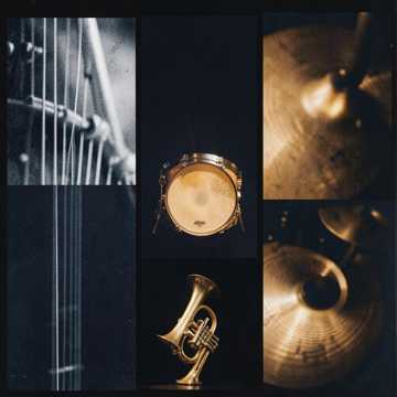 Copertina della canzone Pop symphony waltz, 3/4 at a graceful mid-tempo with lilting string ostinatos, brushed snare and har