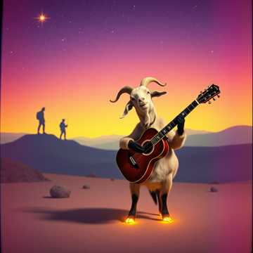 غلاف الاغنية козленок и гитара