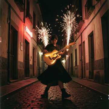 Cover of the song Fuego en la Calle