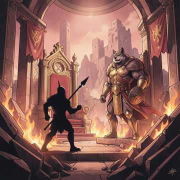 Cover des Liedes Die letzte Kriegerin (Die 300) Teil 4 Cantabra Rock II