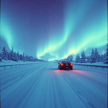 Portada de la canción Снежный Драйв