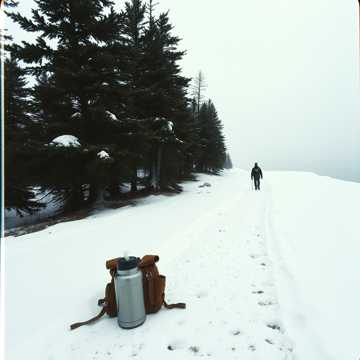 歌曲的封面Zimowa droga w górach