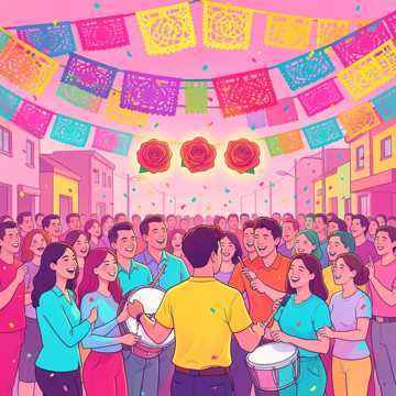 Cover of the song Cuatro Rosas Hoy