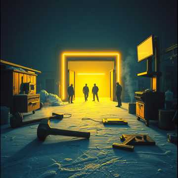 Кавер на песню Hideg Van A Kamion Műhelyben