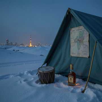 Cover av låten Над Баграмом звенит тишина, ну, давай наливай старшина. С Новым годом, Бача, да,