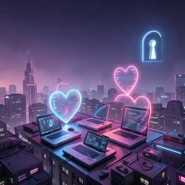 Cover of the song Cyber amant