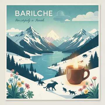 Capa da música Patrimonio de mi ciudad, Bariloche tenés que visitar