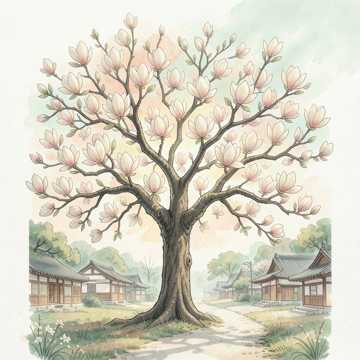 Copertina della canzone 목련꽃 그녀