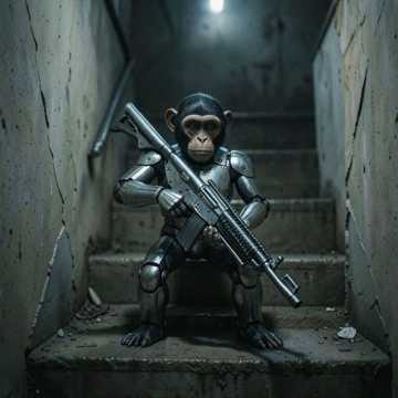 Bìa bài hát Обезьяна с автоматом