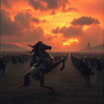 Portada de la canción Die letzte Kriegerin (Der erste Kaiser) Rock Oper II