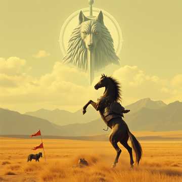 Cover des Liedes Die letzte Kriegerin (Der erste Kaiser) Heavy Metal