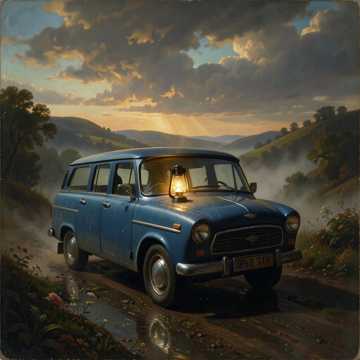 غلاف الاغنية Blue station wagon