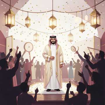 Cover of the song يوم الفرح الكبير