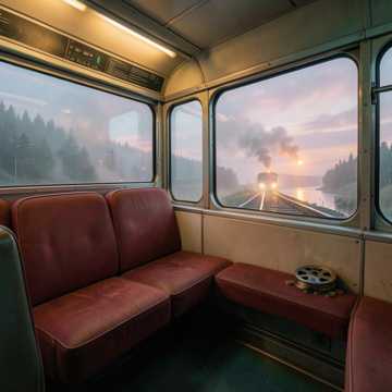 Cover of the song Esełką do Tarczyna Railway Ambient