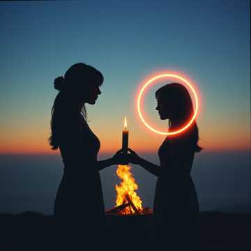 노래 표지 Ты мое пламя