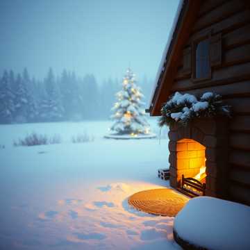 Cover des Liedes Tél hideg kandalló szán karácsony