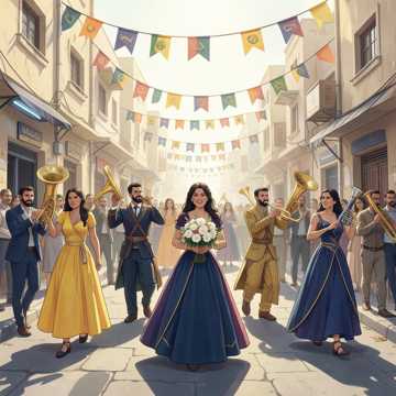 歌曲的封面زفّة الورد
