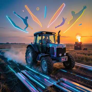 A dal borítója NOEL ÉS A TRAKTOR