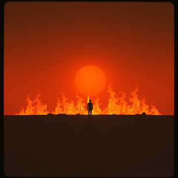 Copertina della canzone De pie en el fuego