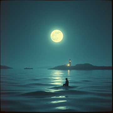 Cover av låten 月亮從不問方向