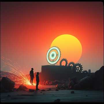 Cover of the song Poussière et Métal