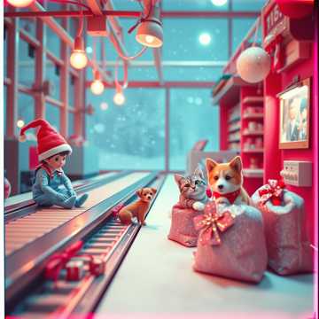 Capa da música малыши упаковали пса и кошку