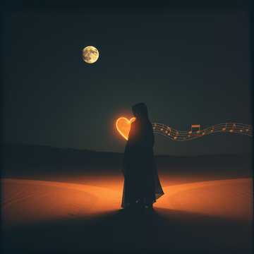 Portada de la canción الغرام الكذوب