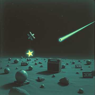 노래 표지 I leave the Earth behind.