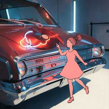 曲のカバー Red Vinyl Baby