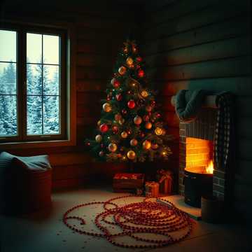 Кавер на песню Елочка в огнях