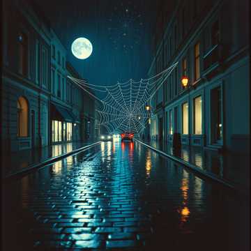 Copertina della canzone В лучах вечерних паутин