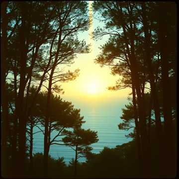 노래 표지 森林 海洋 天空