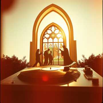 Cover av låten Dust on the Vinyl, Hands in the Air