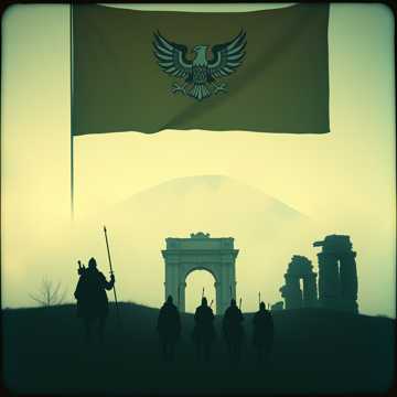 Copertina della canzone Die letzte Kriegerin (Der Fall des römischen Adlers) Armenian Folk